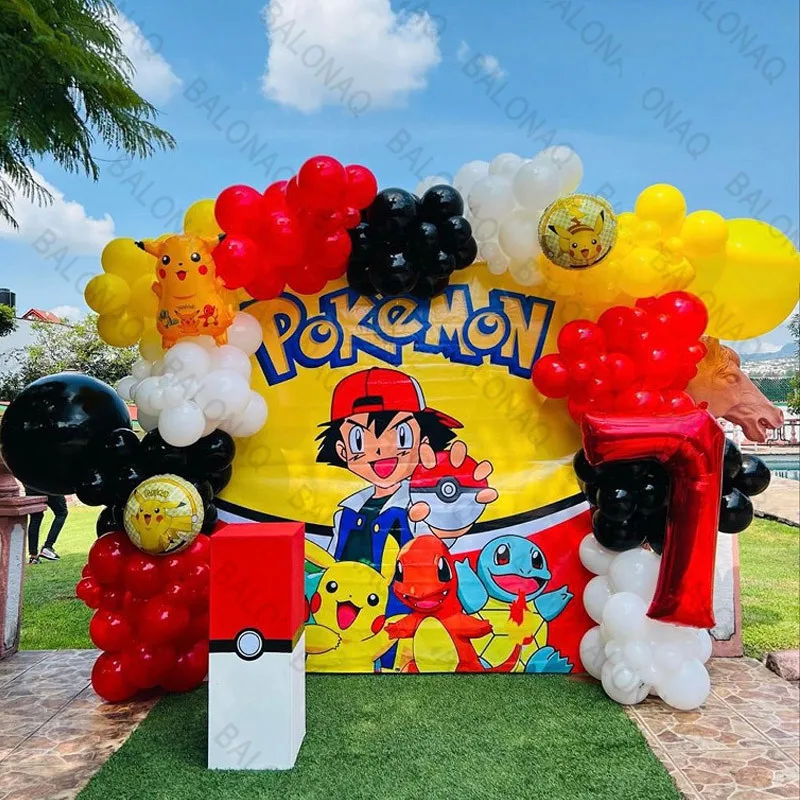 126個入り漫画ピカチュウテーマバルーンアーチガーランドセッ - Balloon Arch Kit のレビューと価格