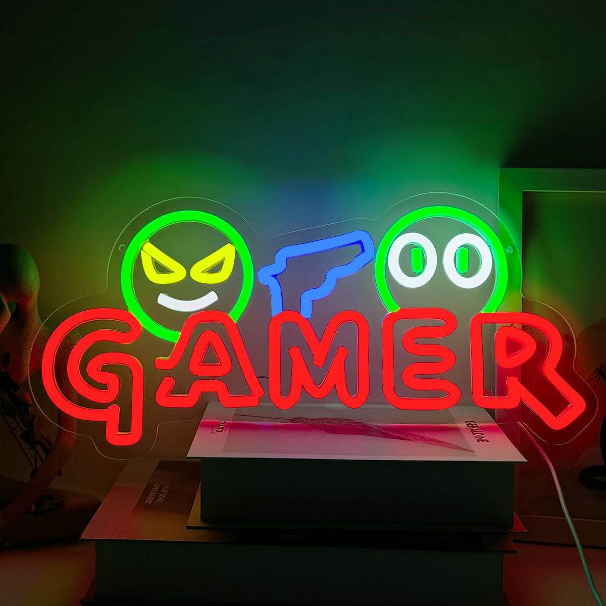 ゲーマー向けネオンサインLEDウォールライト、カスタマイズ可 - Neon Sign Party のレビューと価格