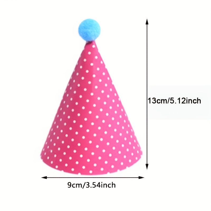 11 個のカラフルなミニパーティーハット、ぬいぐるみ用、ペッ - Party Hat Cone のレビューと価格