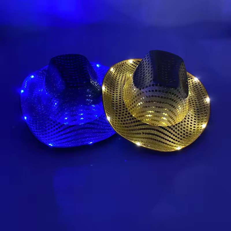 ブリンキー LED ライト カウボーイ カウガール ハット  - Party Hat Cone のレビューと価格