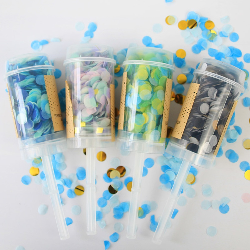 1個入り パステルカラー 誕生日 爆発式プッシュアップ 結婚 - Confetti Cannon Tube のレビューと価格