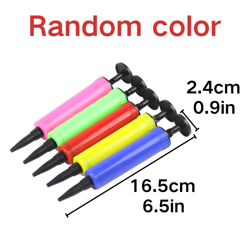 1/5/8 個バルク混合色ハンドバルーンインフレータ軽量エア - Balloon Pump Hand のレビューと価格