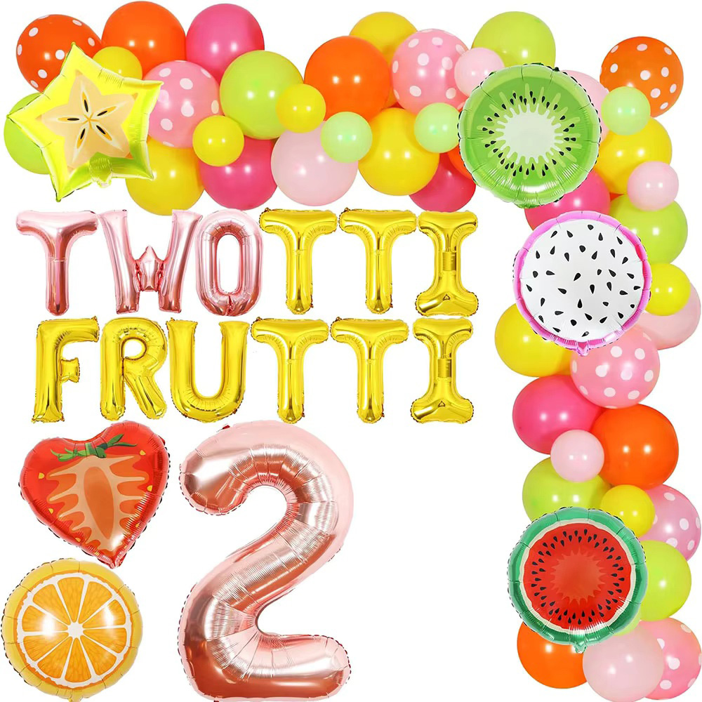 Twotti Frutti 女の子の誕生日パーティーデコレー - Balloon Arch Kit のレビューと価格