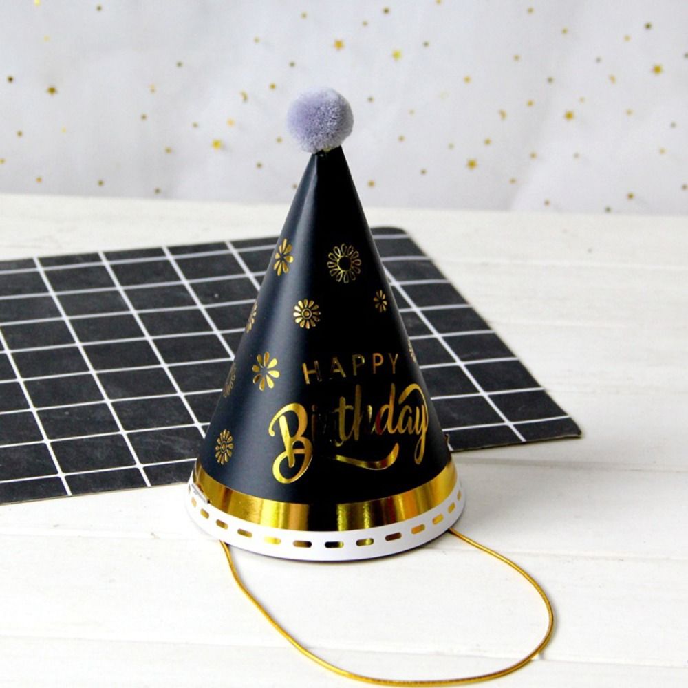 男の子と女の子のための誕生日パーティーの帽子,手作りの帽子, - Party Hat Cone のレビューと価格