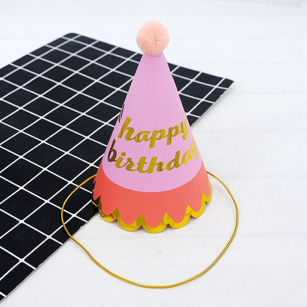 男の子と女の子のための誕生日パーティーの帽子,手作りの帽子, - Party Hat Cone のレビューと価格