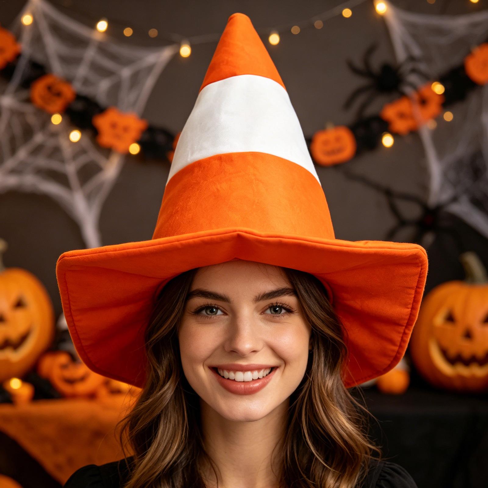 ソフトフェルト製ノベルティコーンハット ハロウィン交通整理コ - Party Hat Cone のレビューと価格