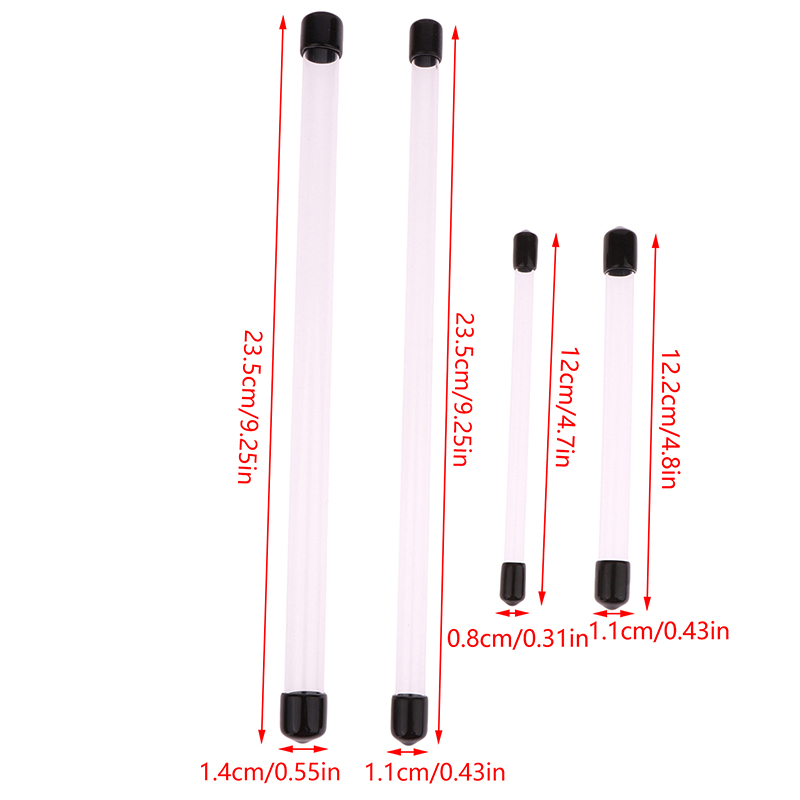 透明アクリル収納チューブ,4サイズ,1g, 2g, 4g,  - Centerpiece Stick のレビューと価格